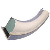 Rengas, johon mallikipsi on juuri levitetty