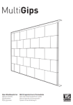 Multigips Asennusohje Multigips Asennusohje